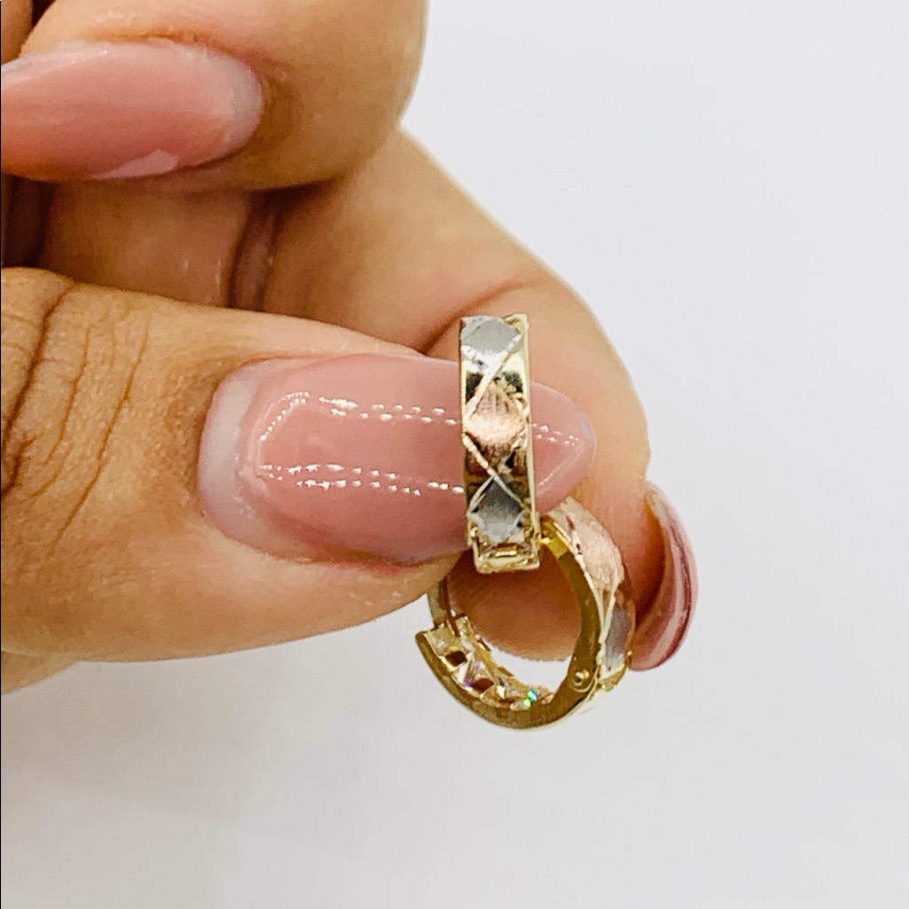 Real 10k Solid Gold Small Hoop Earrings